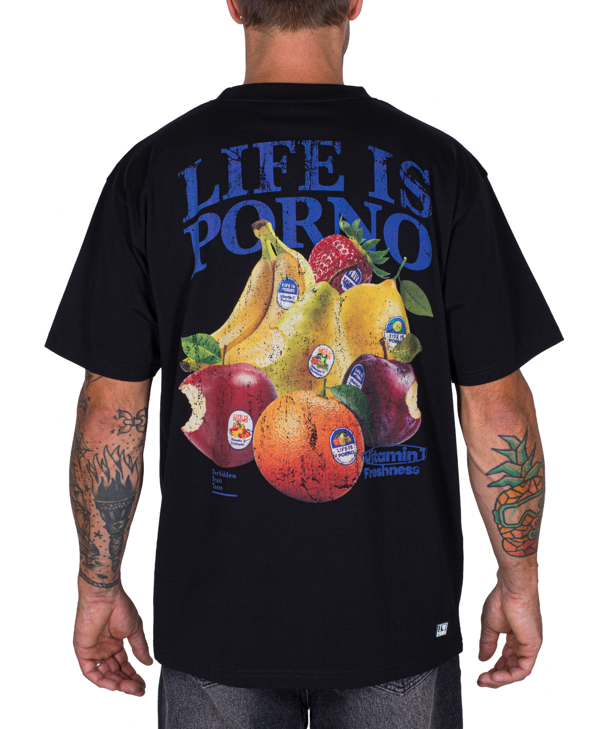 FRUIT TEE: BLACK
