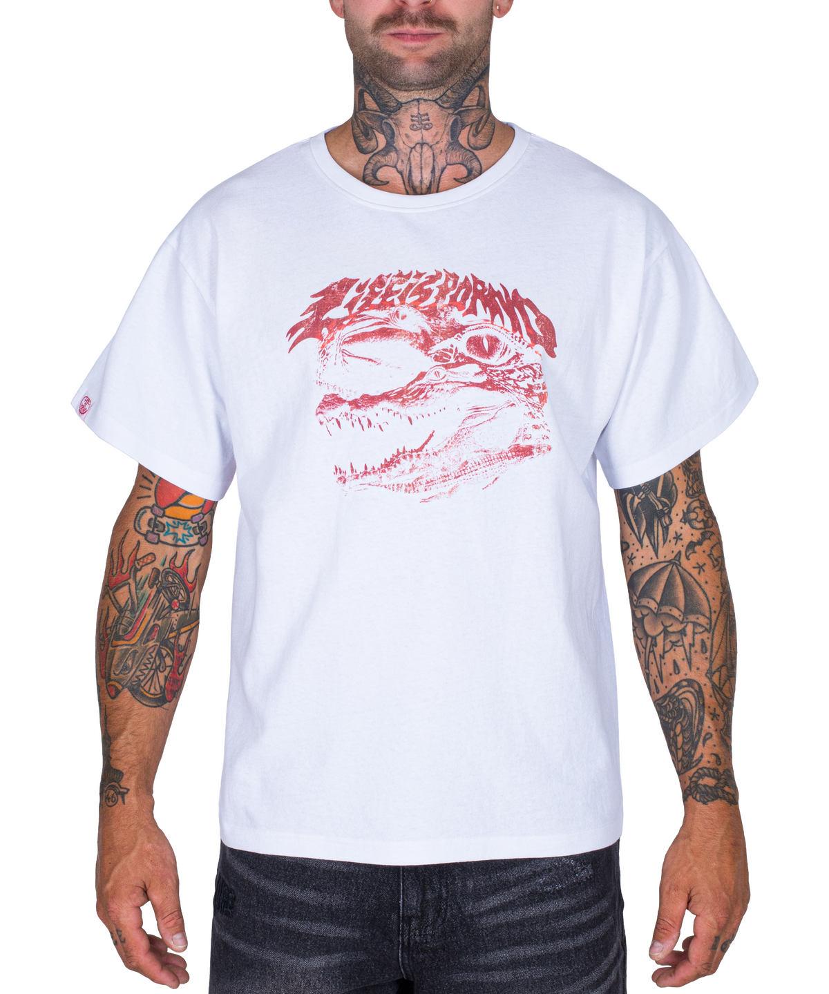 ANIMAL TEE: WHITE