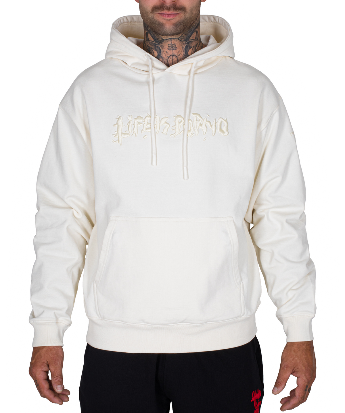 ILLEGAL HOODIE: CREAM
