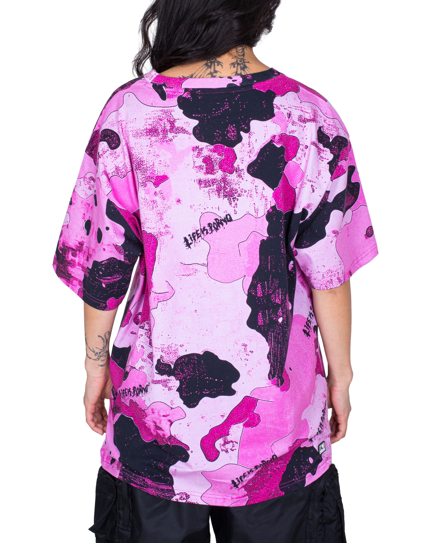 CAMO TEE: PINK