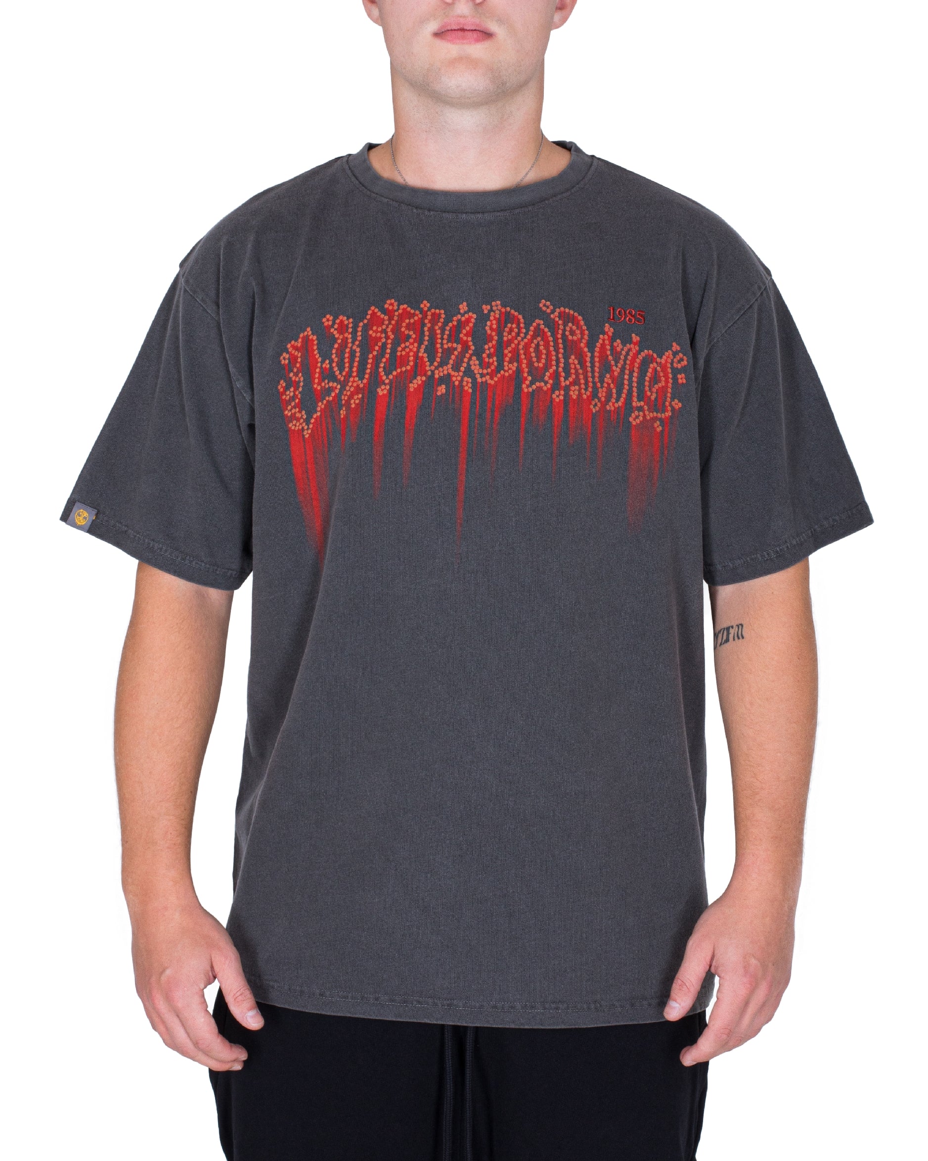 RUSTY TEE: WASHED GREY