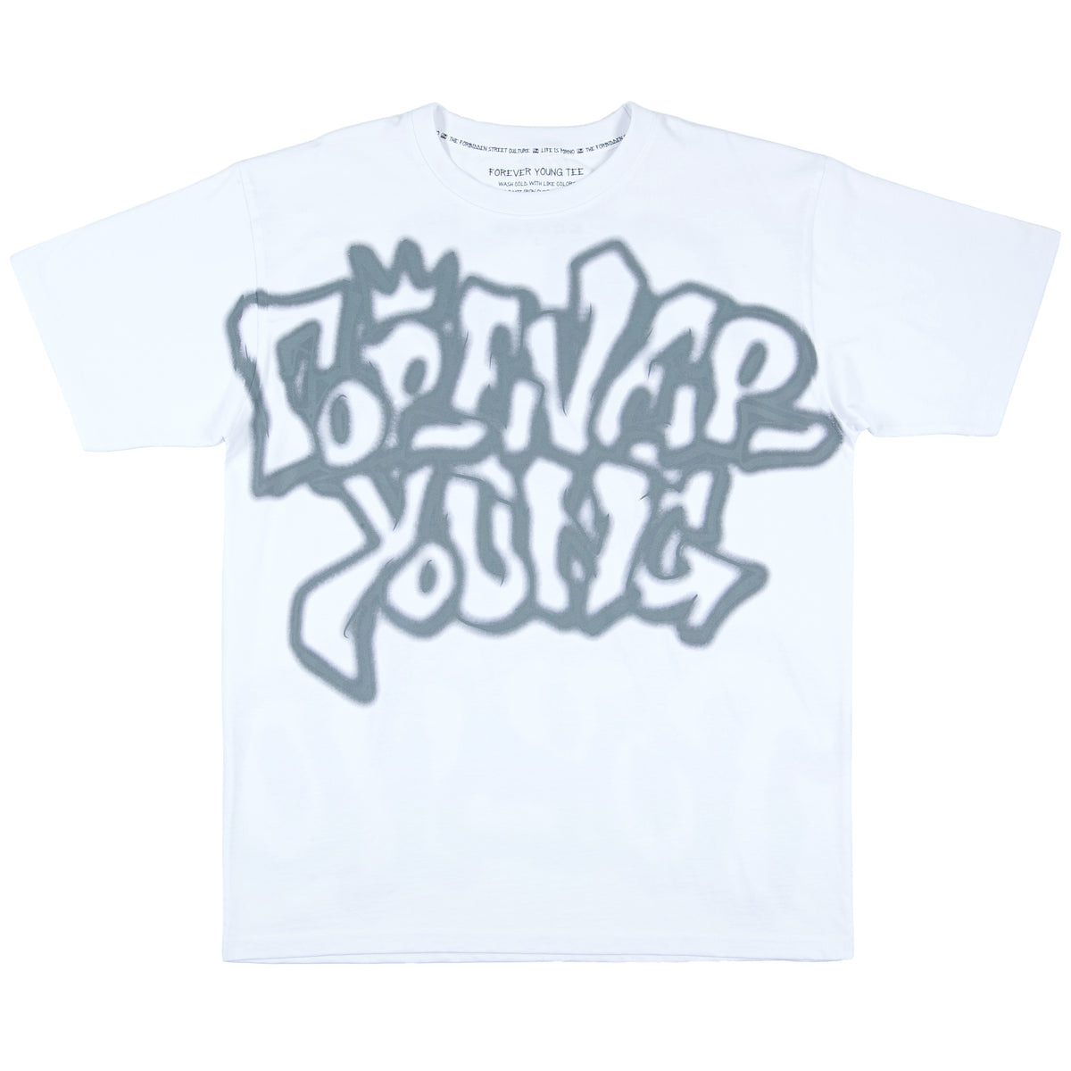 FOREVER YOUNG TEE: WHITE