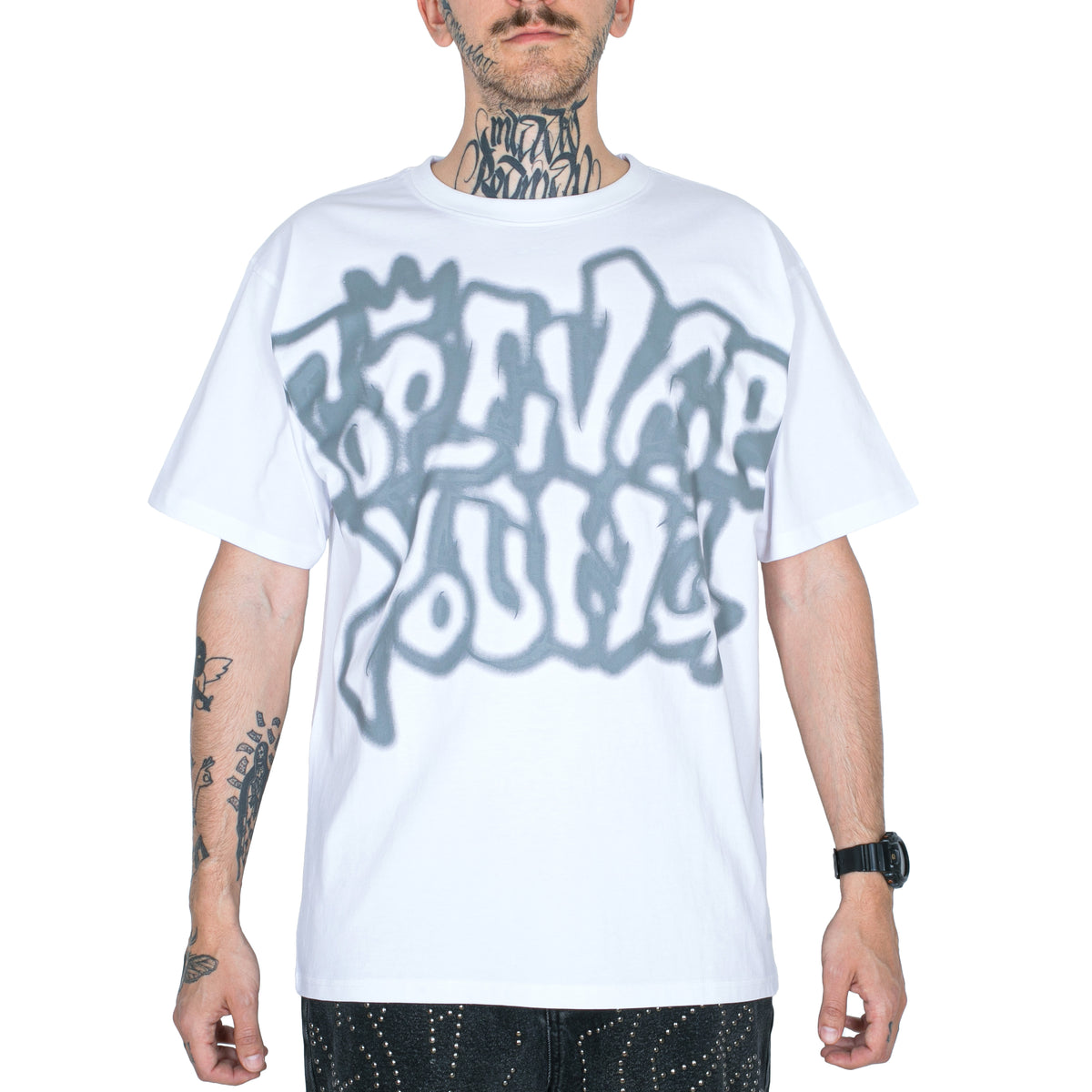 FOREVER YOUNG TEE: WHITE