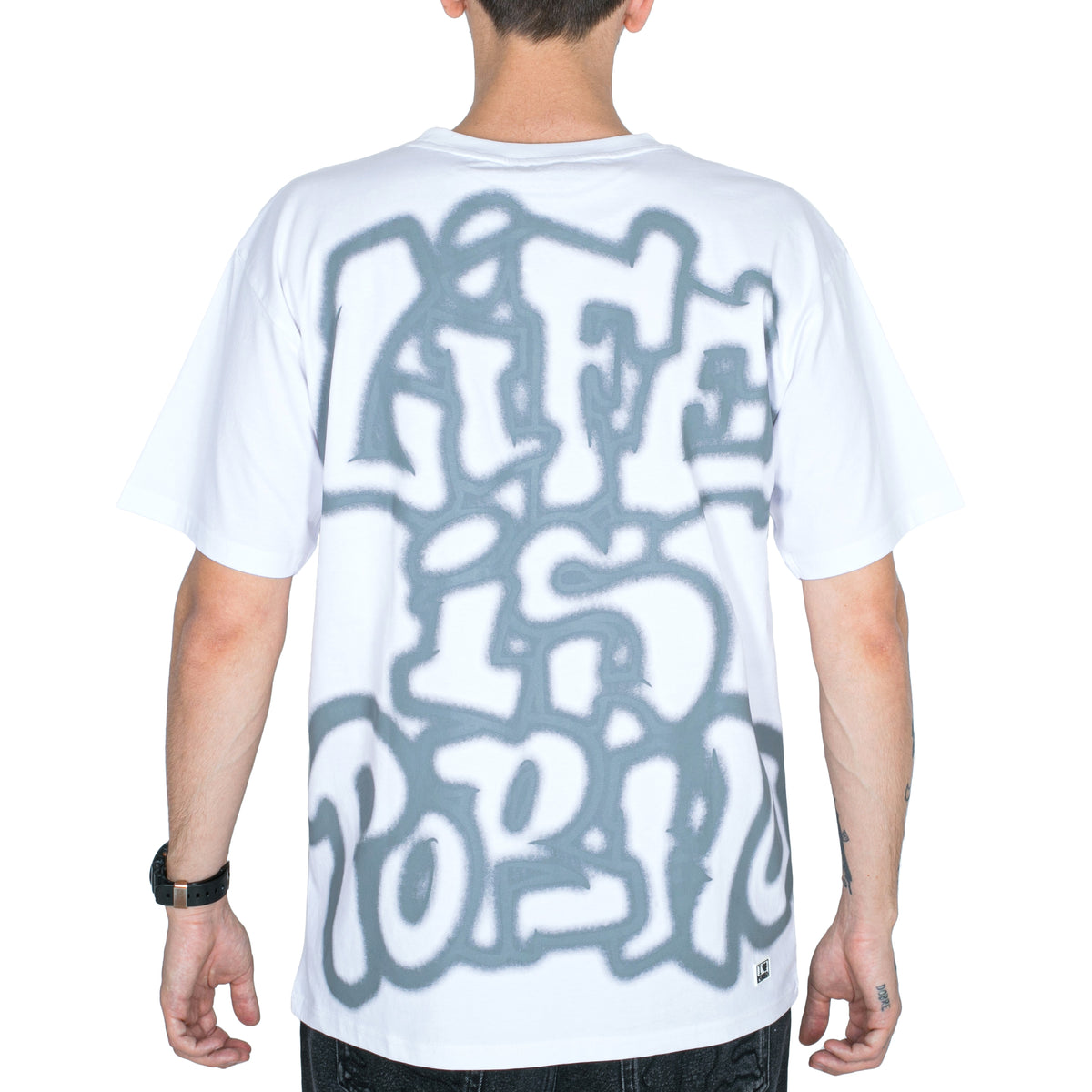 FOREVER YOUNG TEE: WHITE