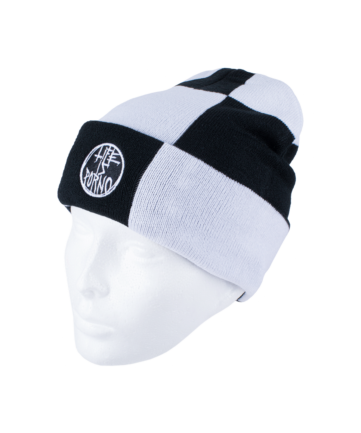 CHESS BEANIE: BLACK/WHITE