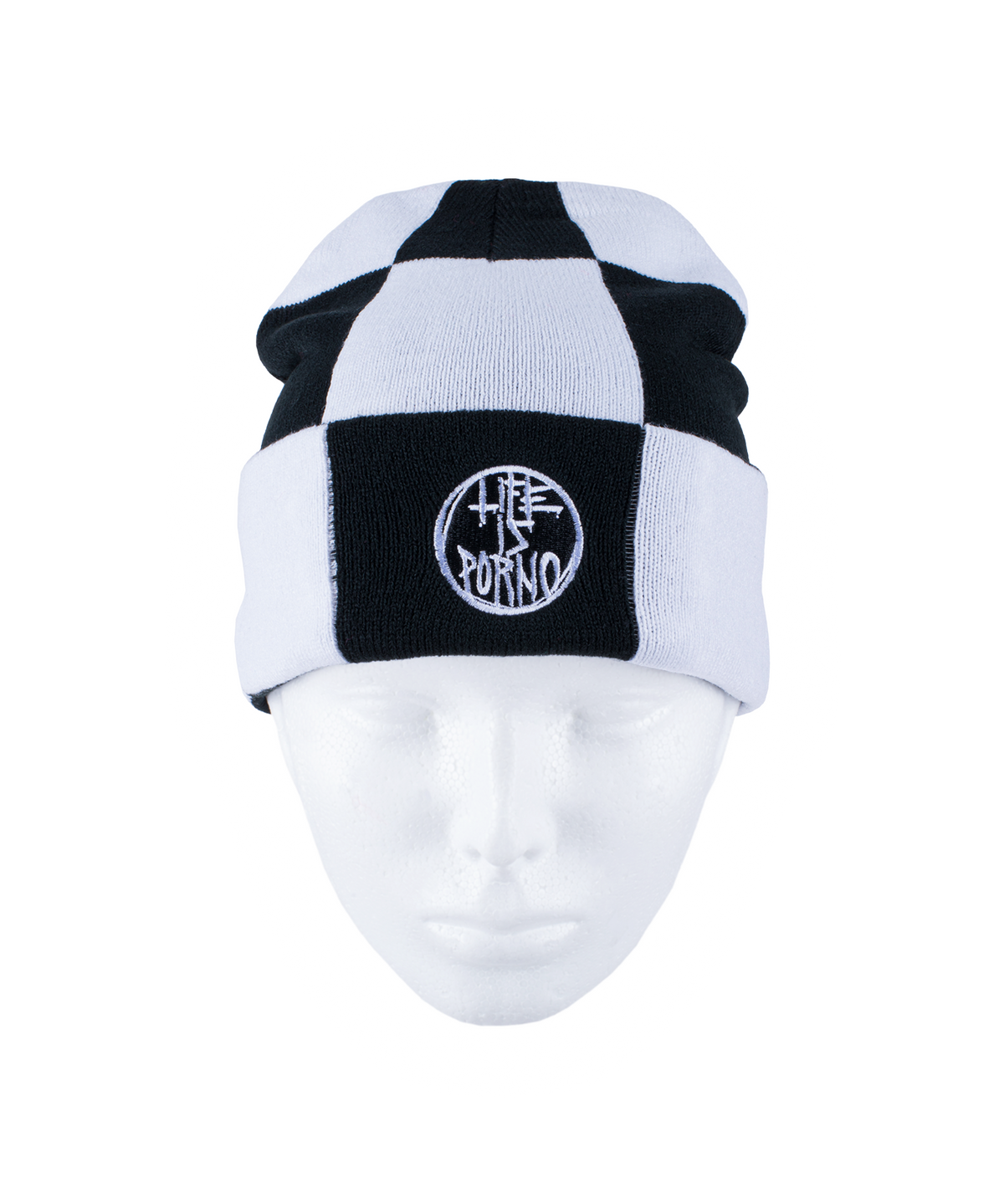 CHESS BEANIE: BLACK/WHITE