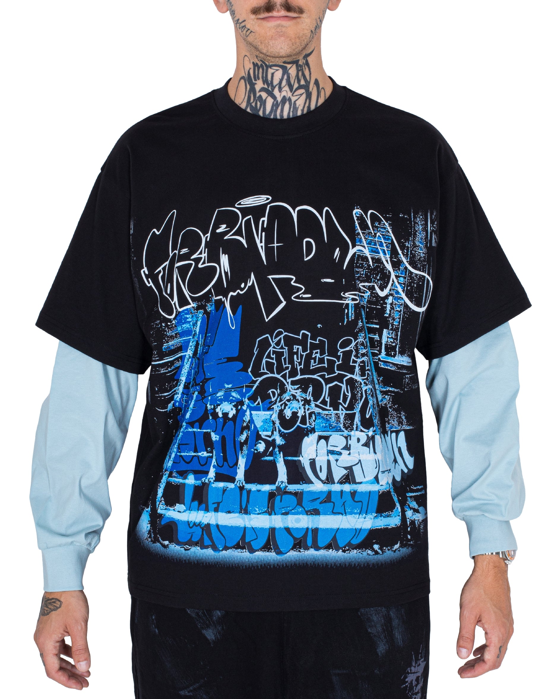 STREET DOUBLE SLEEVE TEE