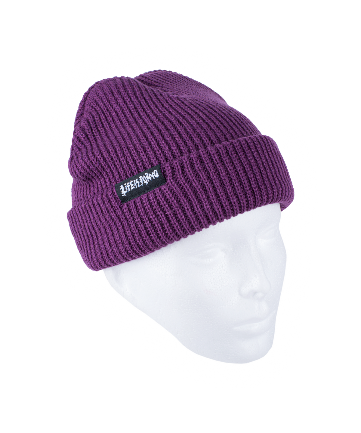 SHORT FISHERMAN BEANIE: BERRY