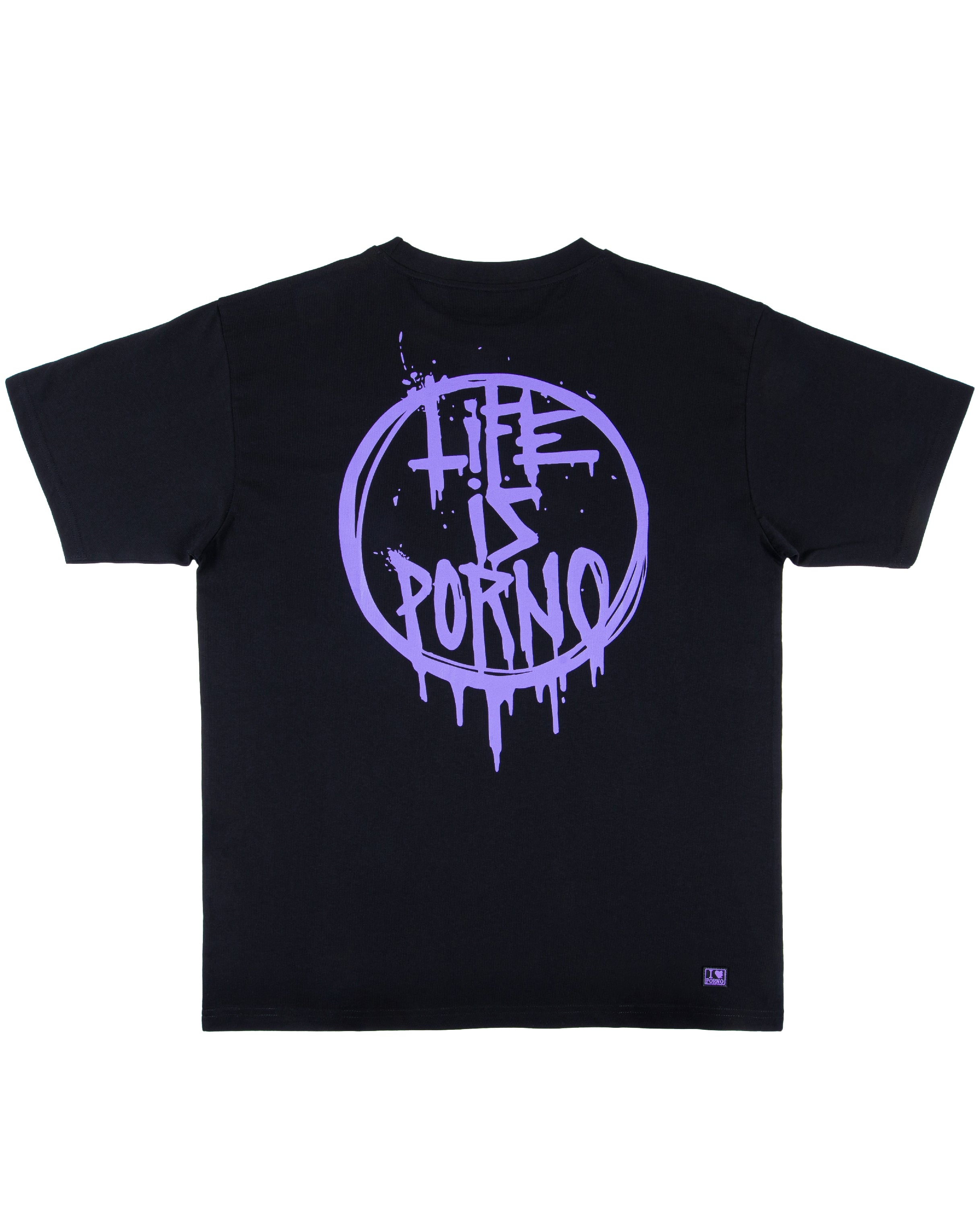 ORIGINAL TEE: BLACK/PURPLE