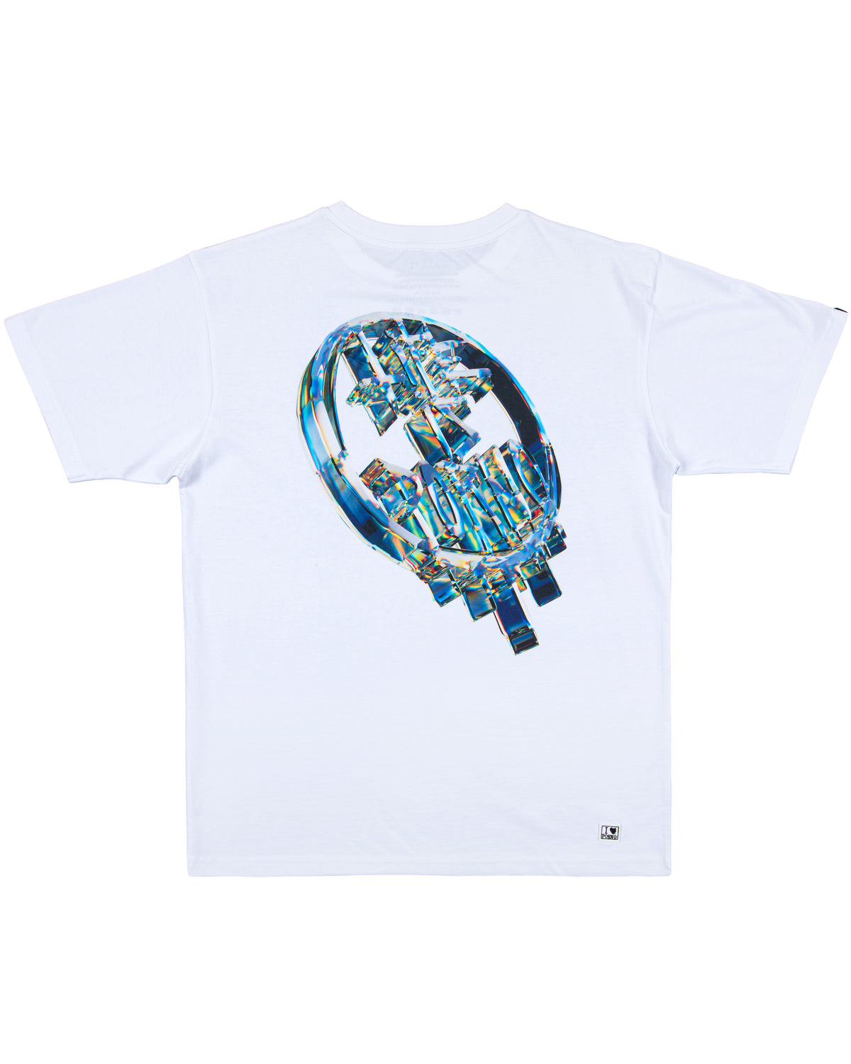 GLASS TEE: WHITE
