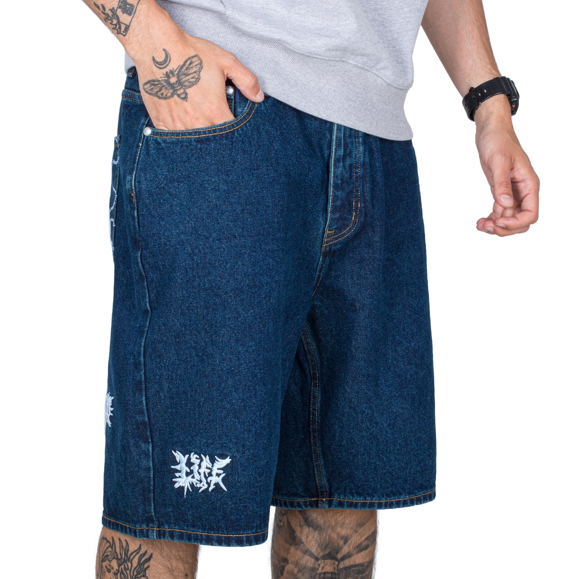 LIFE SHORTS: BLUE WASH