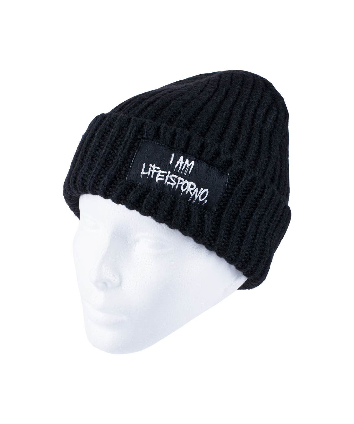 CHUNKY BEANIE: BLACK
