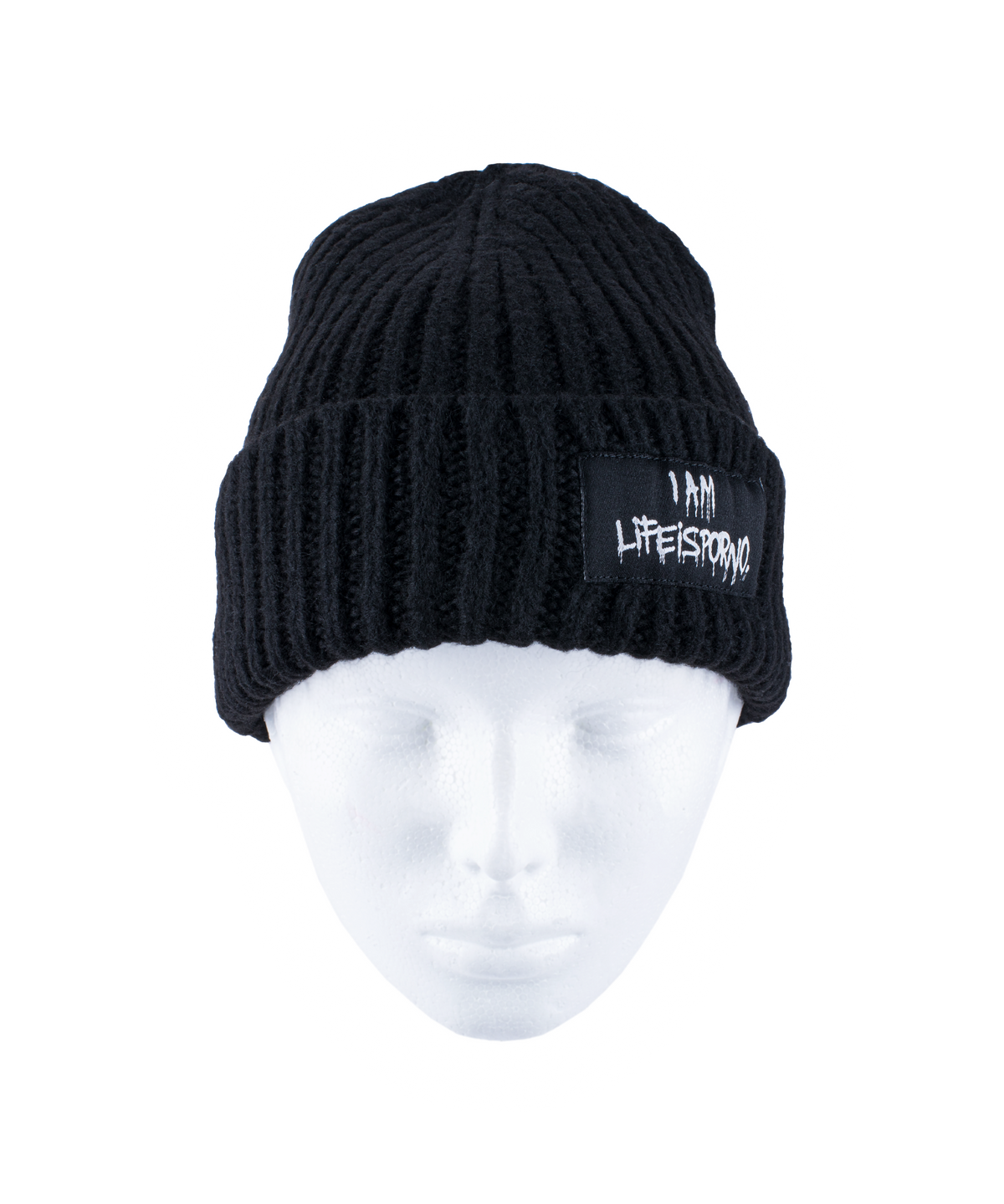 CHUNKY BEANIE: BLACK