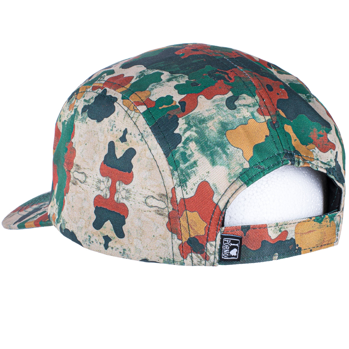 5 PANEL FLAT CAP: CAMO