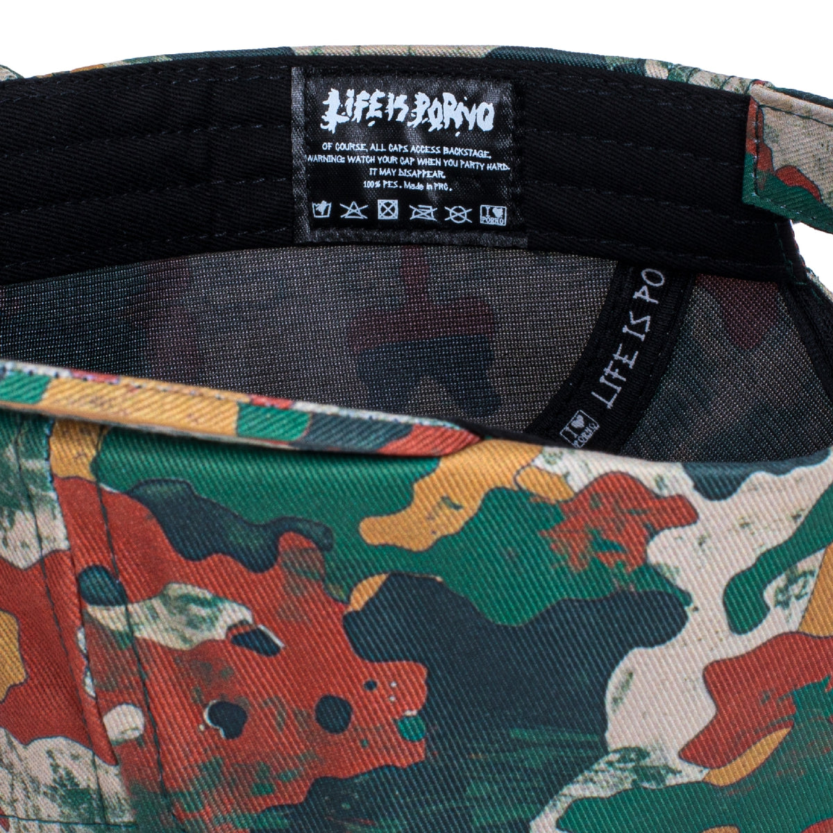 5 PANEL FLAT CAP: CAMO