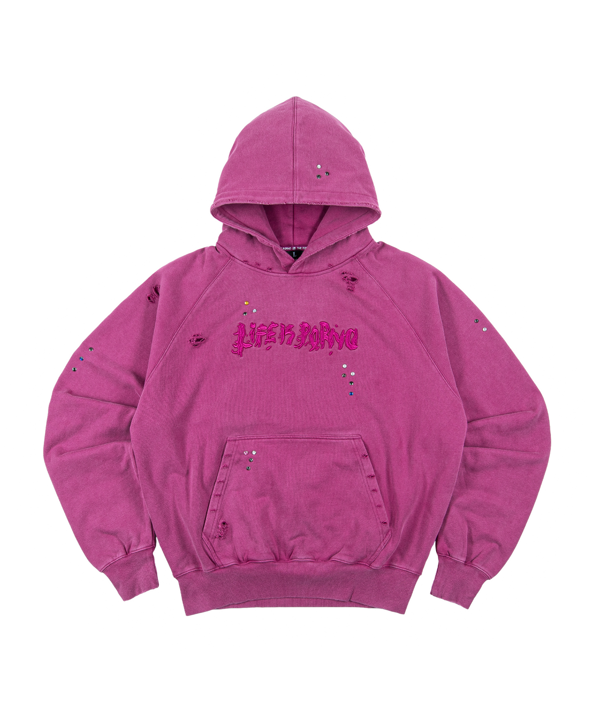 ILLEGAL STONE HOODIE: TAWNY PORT WASH