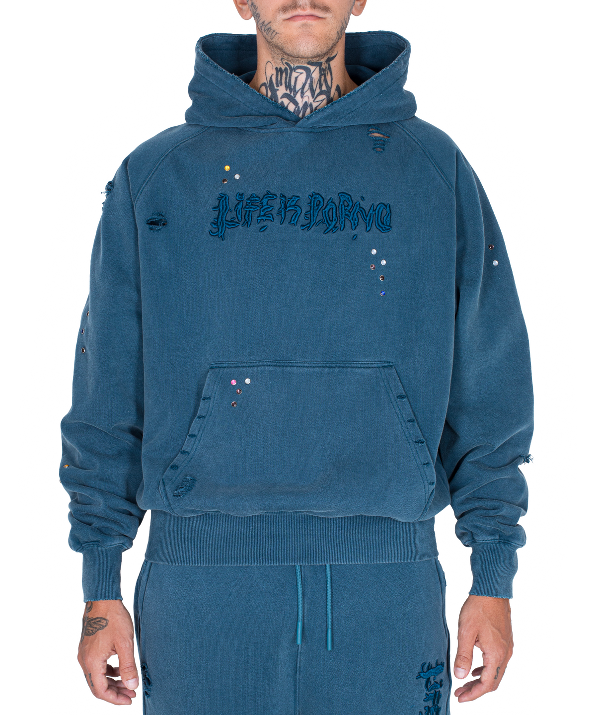 ILLEGAL STONE HOODIE: SPACE WASH