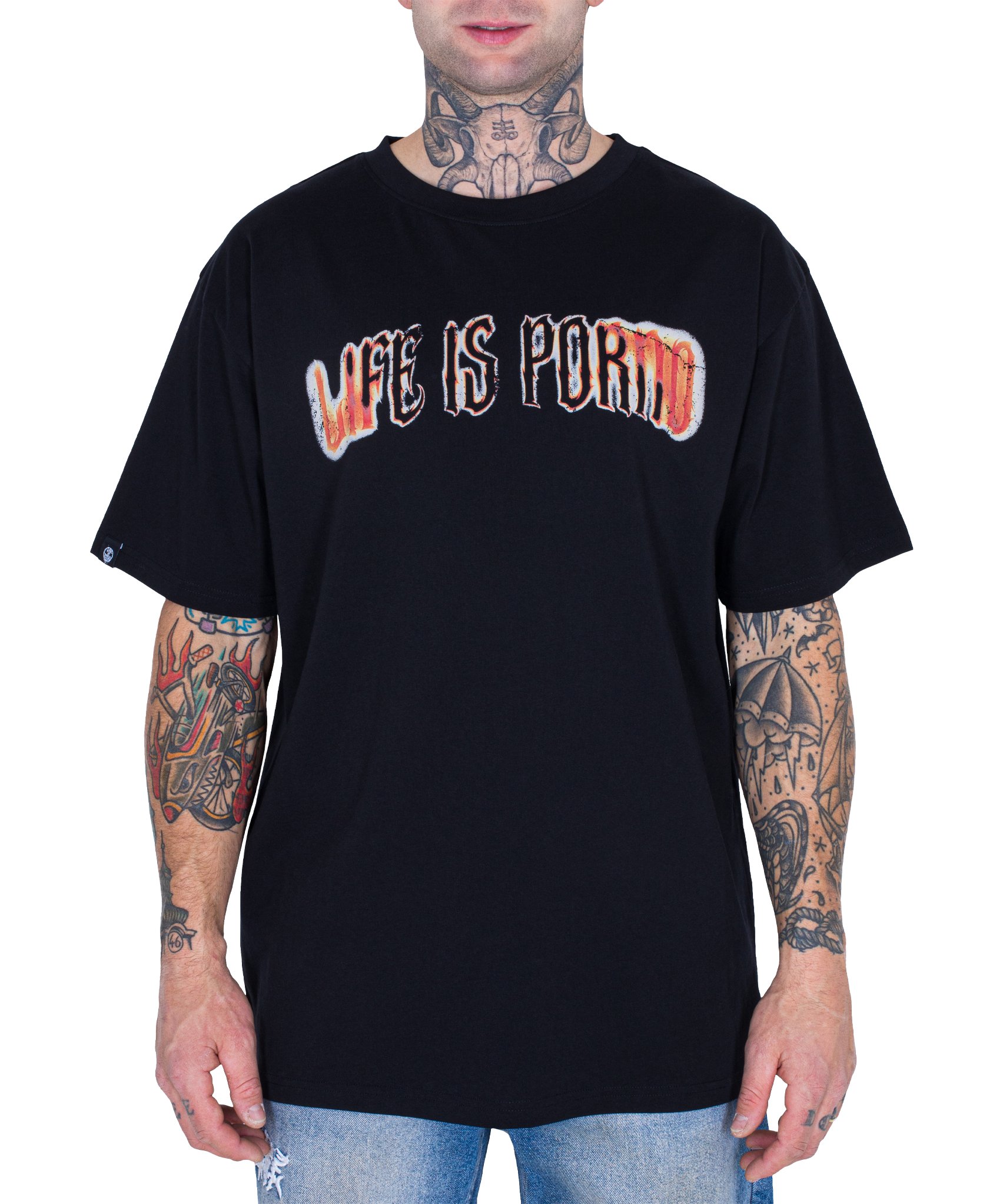 WILD WEST TEE: BLACK