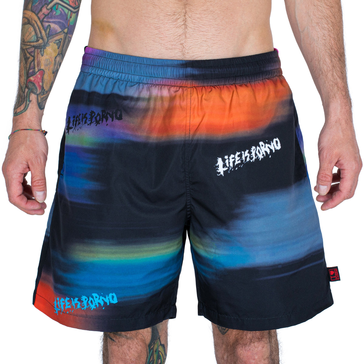 BLURRY HAWAII SWIMSHORTS