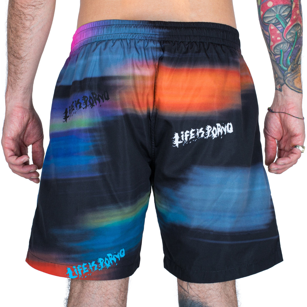 BLURRY HAWAII SWIMSHORTS