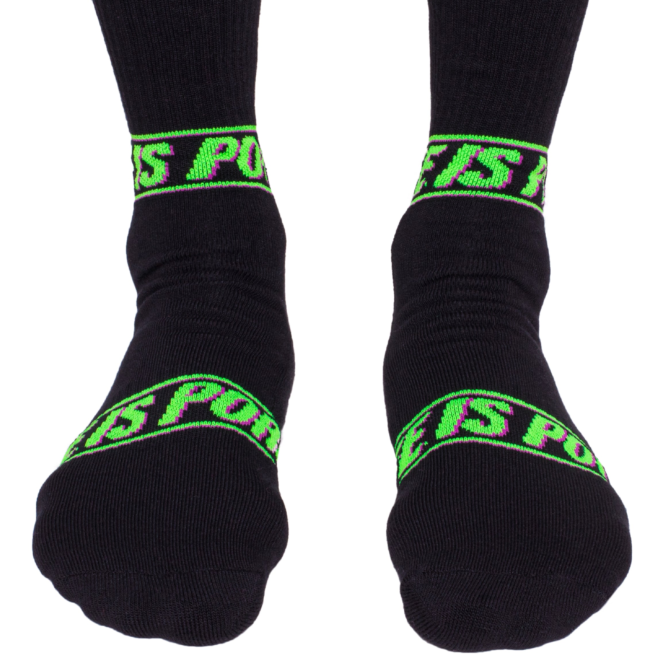 SUPER SOX: BLACK/GREEN