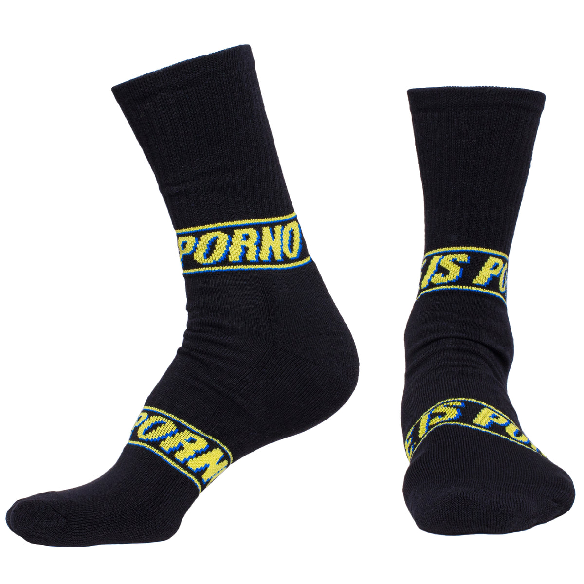 SUPER SOX: BLACK/YELLOW