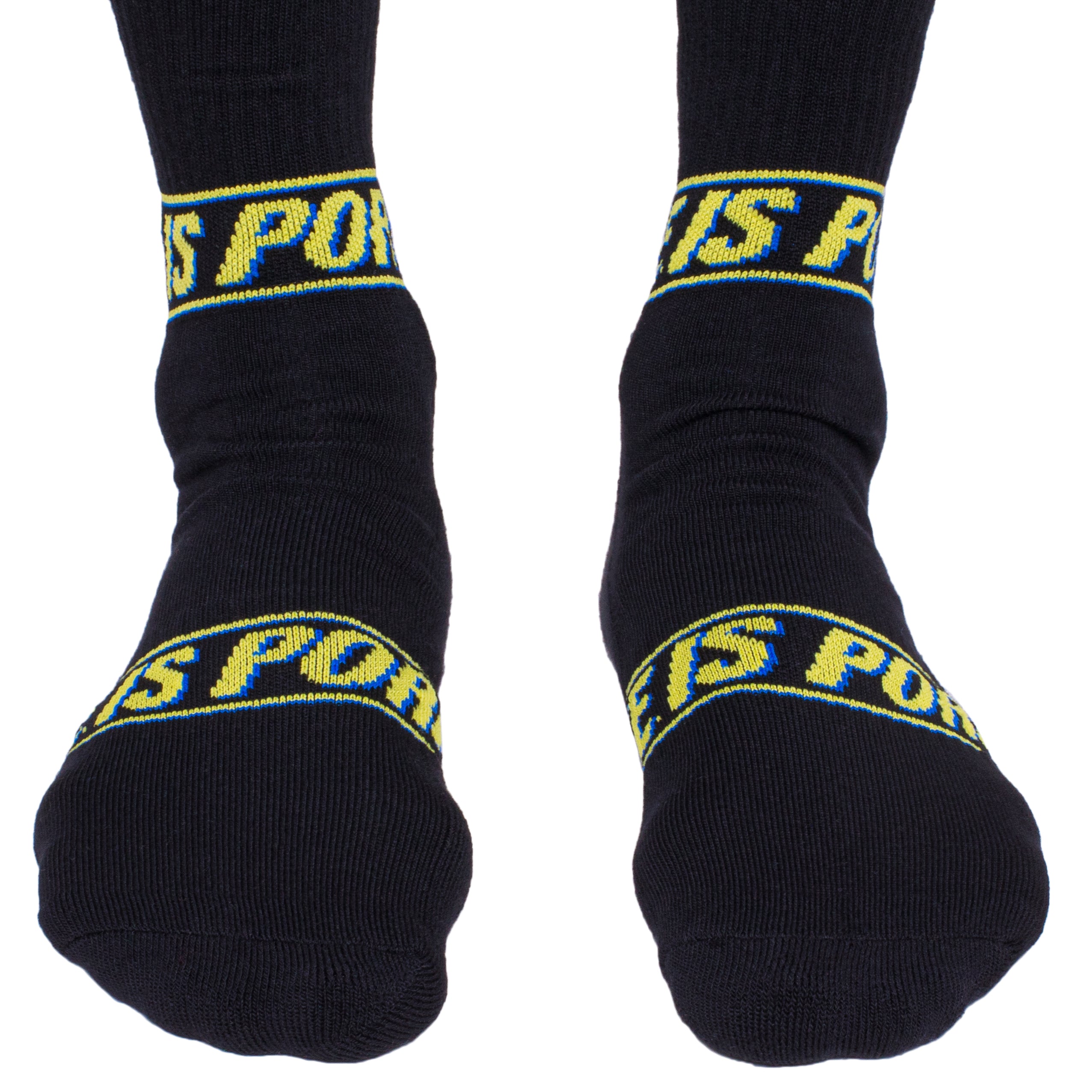 SUPER SOX: BLACK/YELLOW