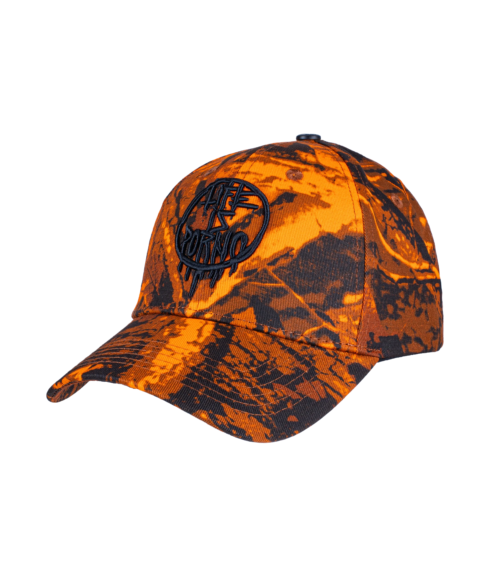 ARMY BALL CAP: ORANGE CAMO