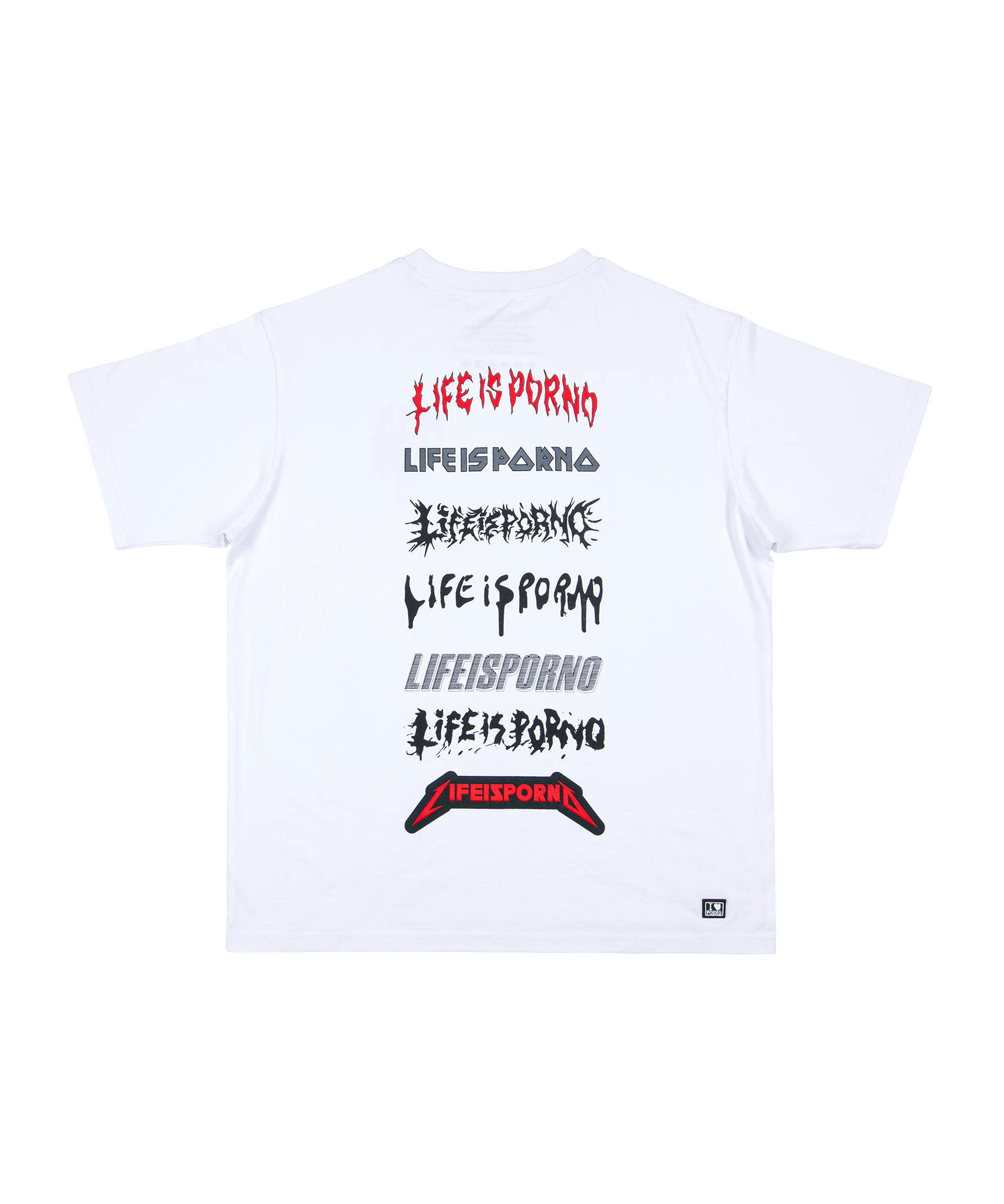 BRAND TEE: WHITE