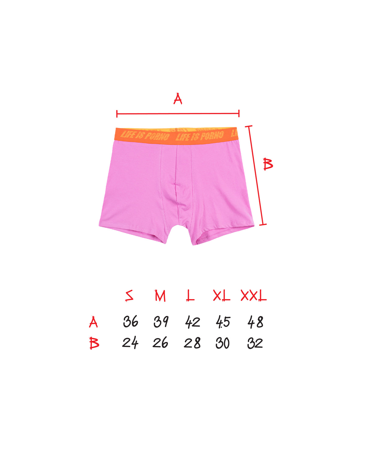 LIFE BOXER BRIEFS 3.0: POWDER PINK