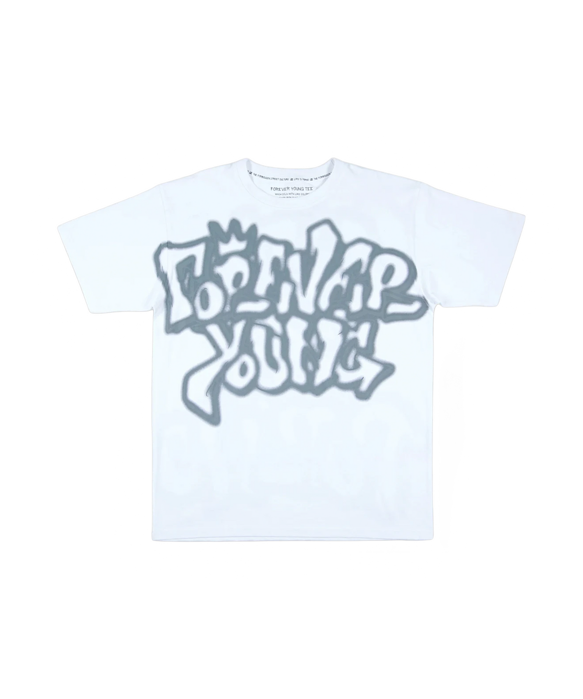 FOREVER YOUNG TEE: WHITE