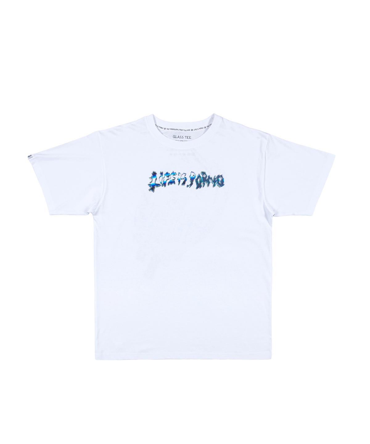 GLASS TEE: WHITE
