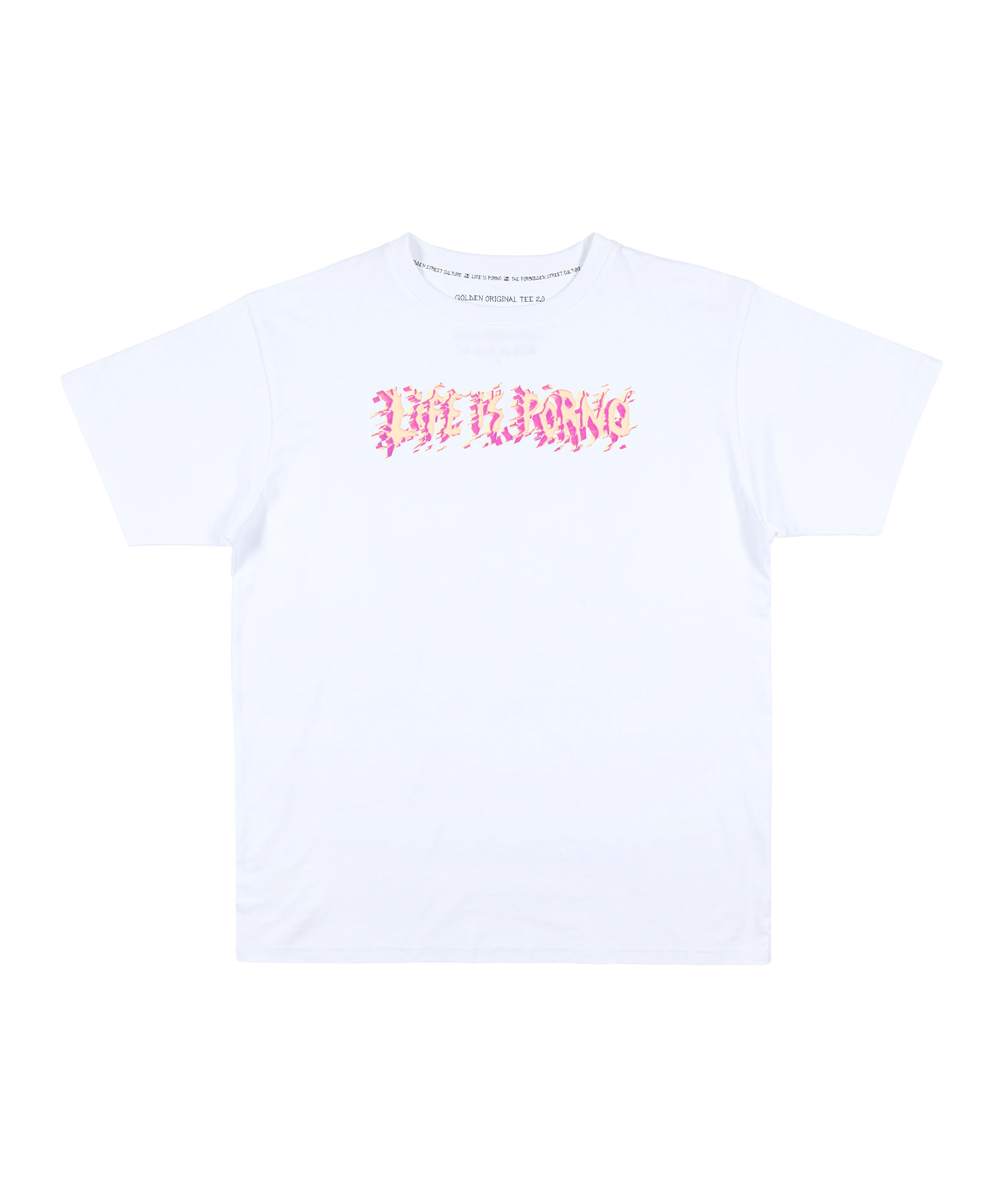 GOLDEN ORIGINAL TEE 2.0: WHITE