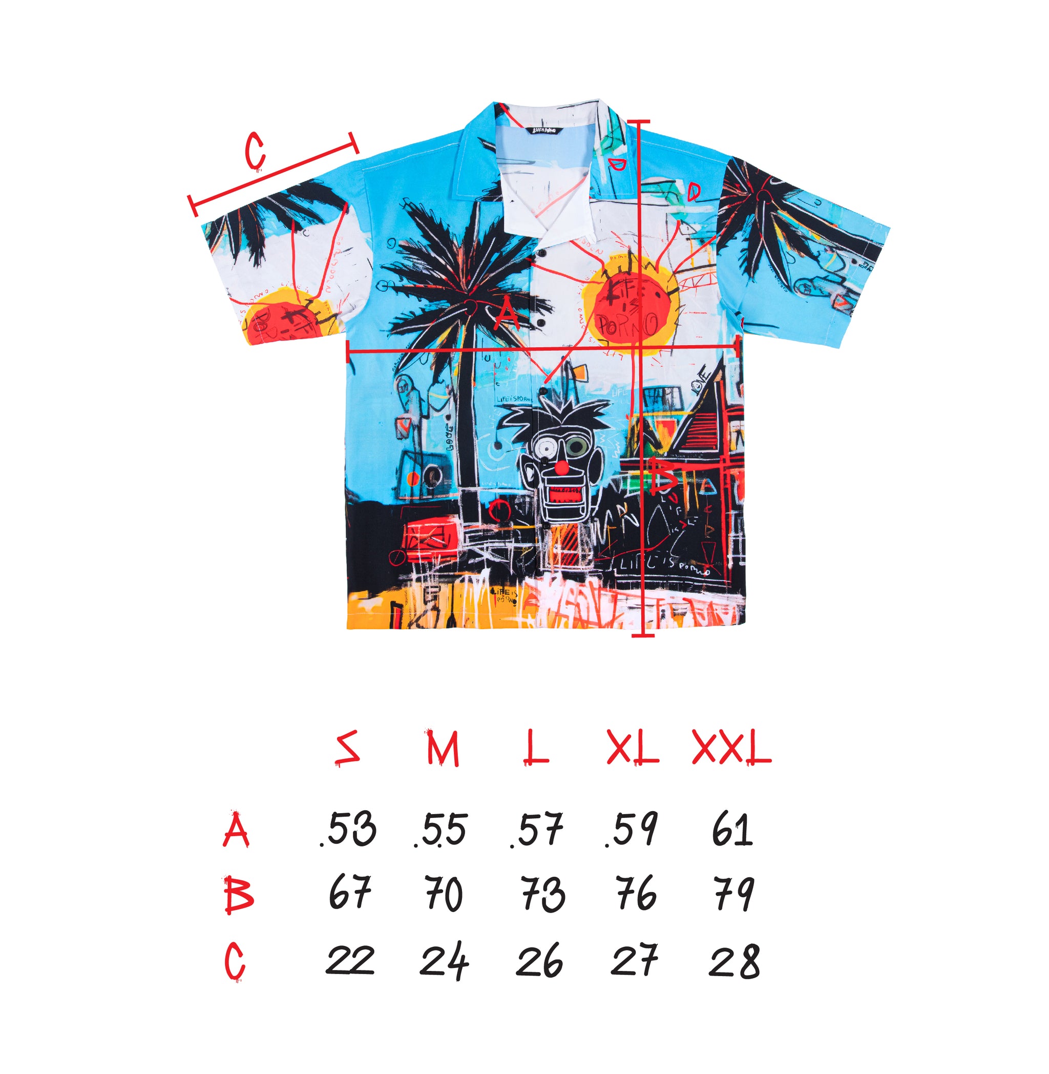 T-shirt Arts Martiaux Dirty Ray DT29 - Design Hawaïen Homme 100% Coton
