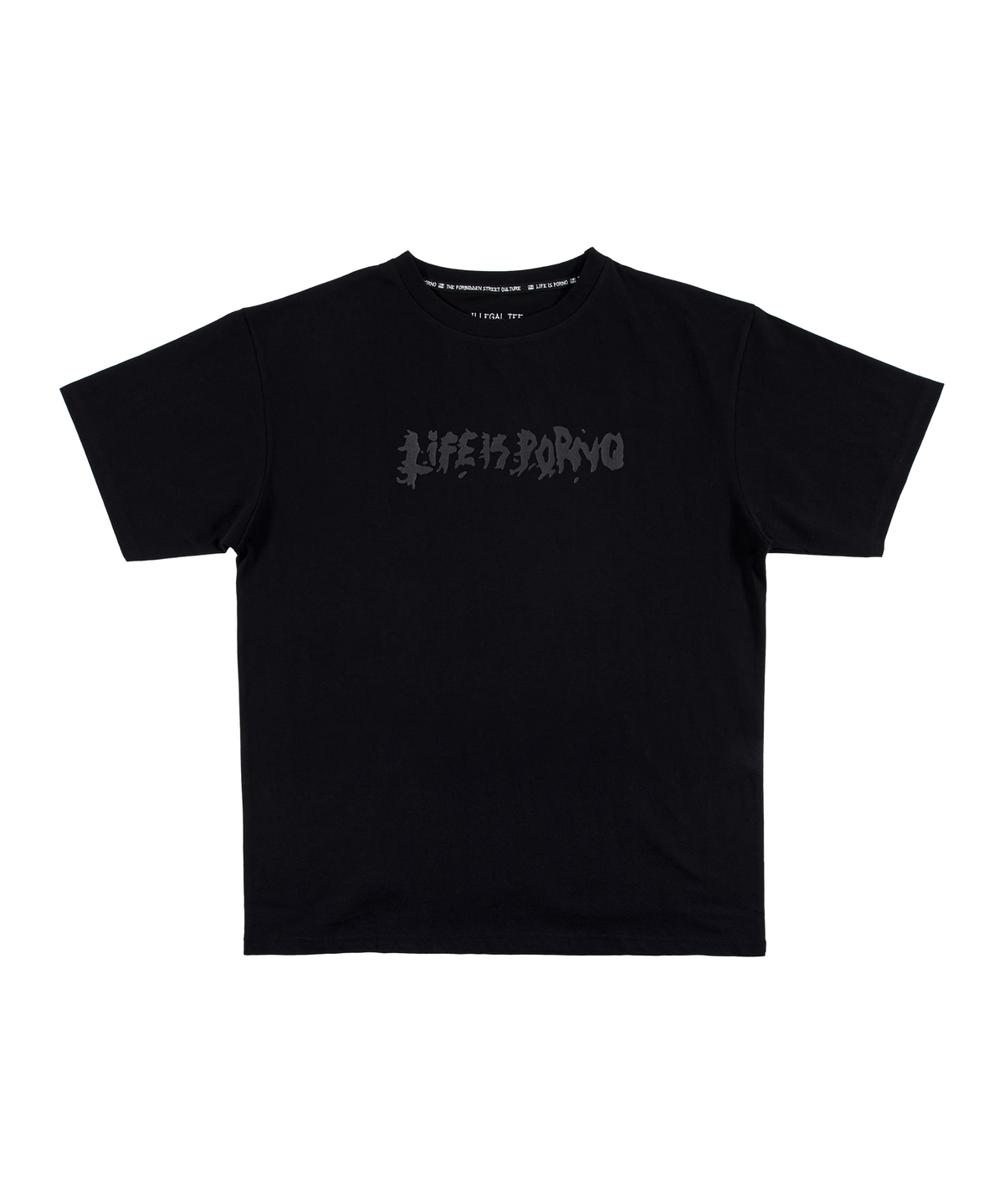 ILLEGAL TEE: BLACK