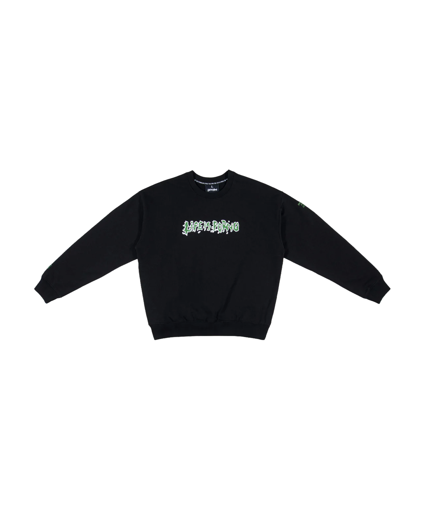 ORIGINAL CREWNECK: BLACK/GREEN