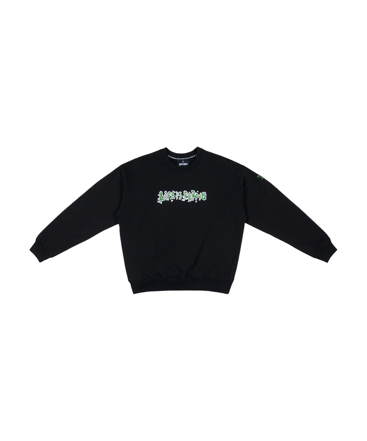 ORIGINAL CREWNECK: BLACK/GREEN