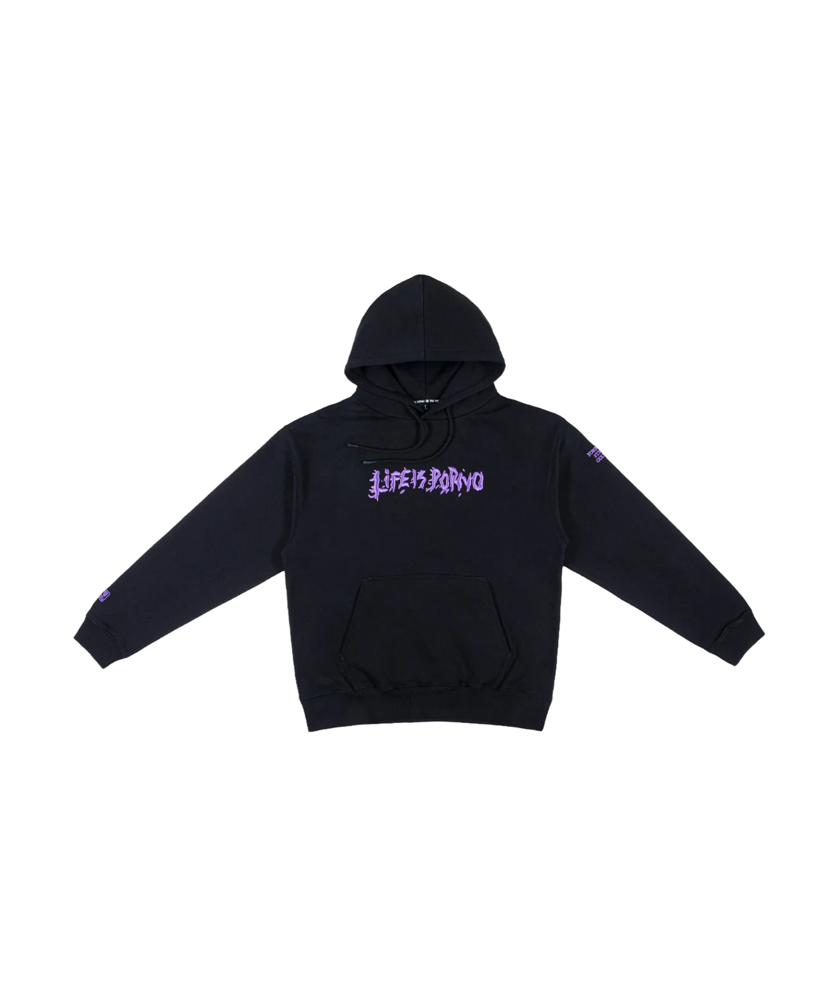 ORIGINAL HOODIE: BLACK/PURPLE