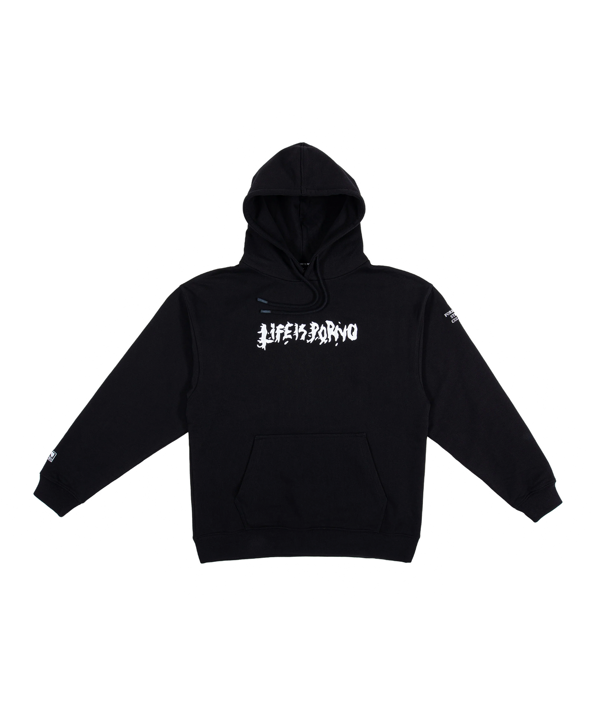 ORIGINAL HOODIE: BLACK/WHITE