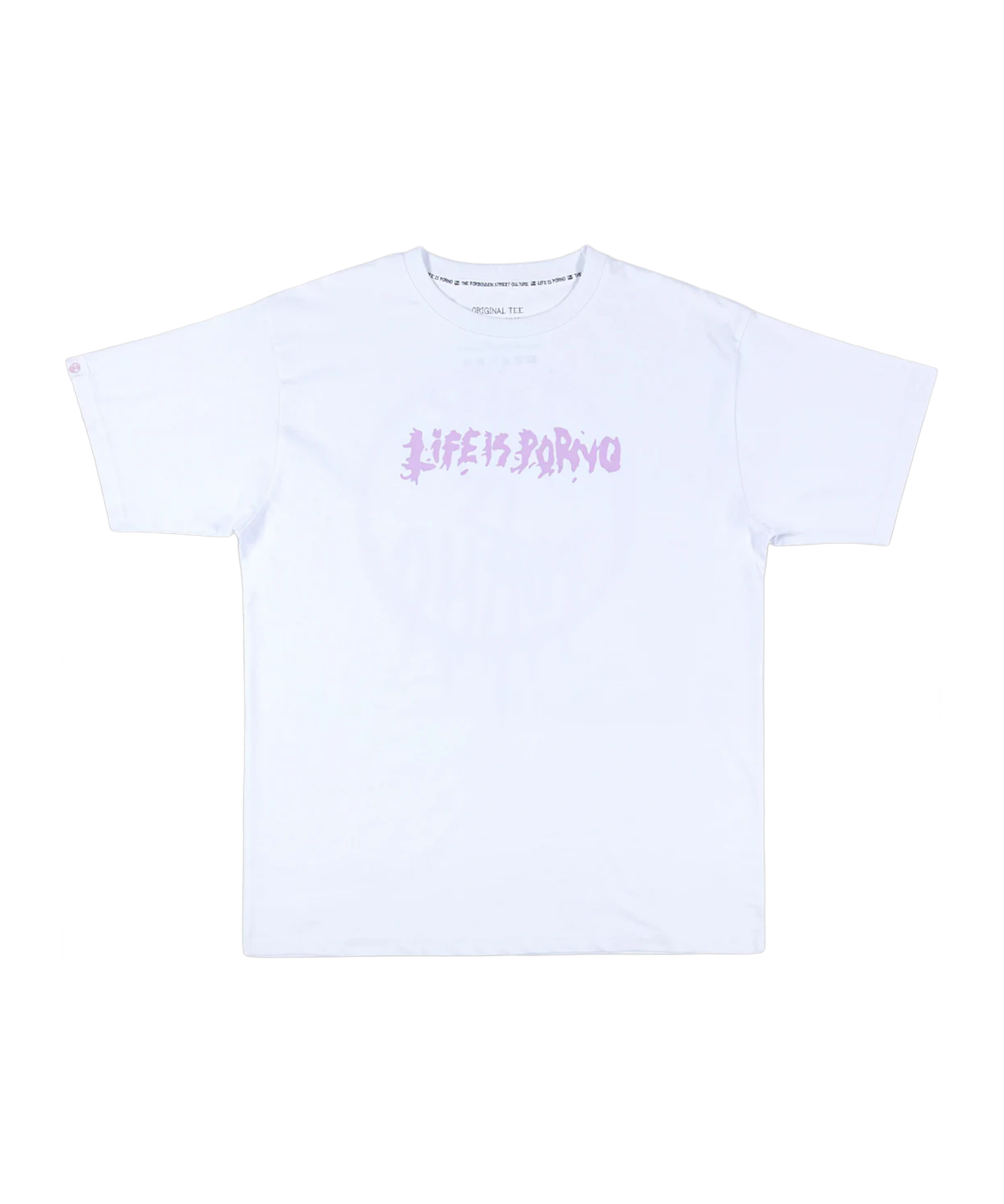 ORIGINAL TEE: WHITE/LILA