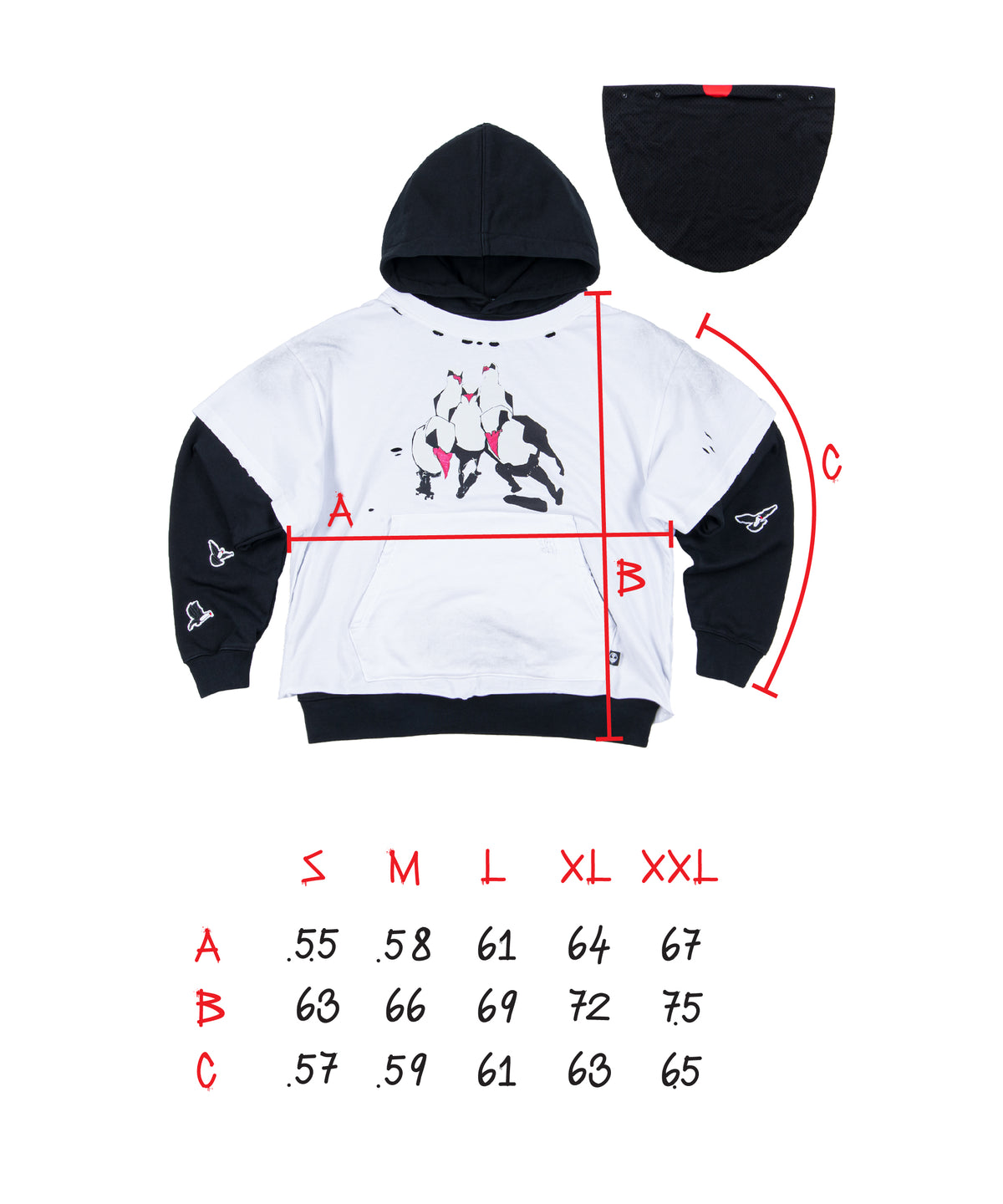 RUMPEL DOUBLE HOODIE