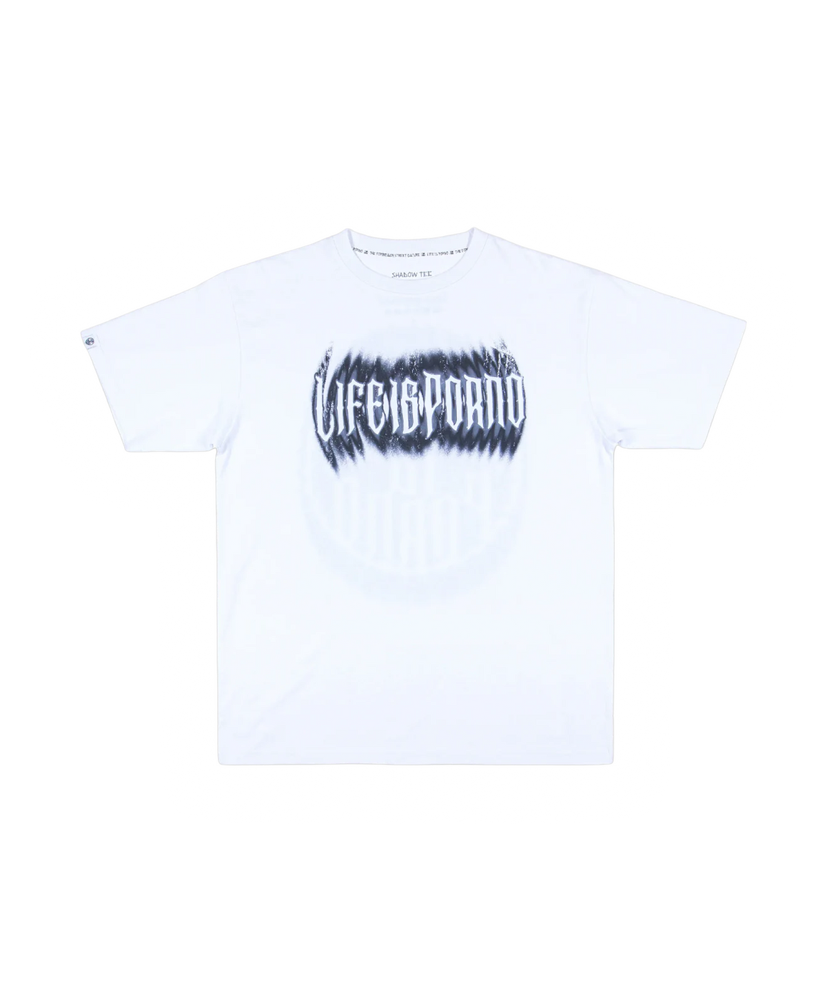 SHADOW TEE: WHITE