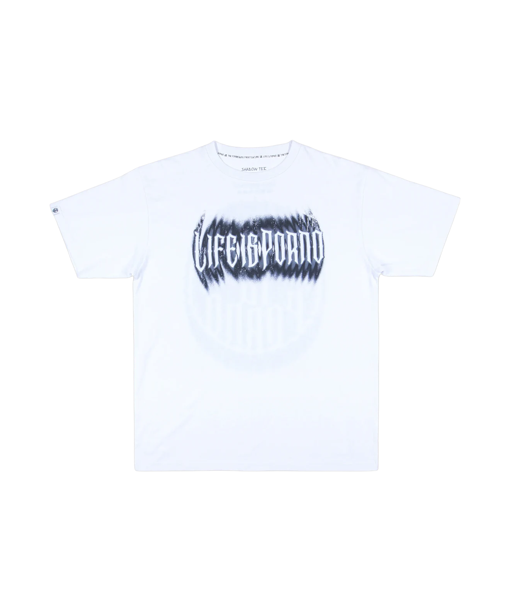 SHADOW TEE: WHITE