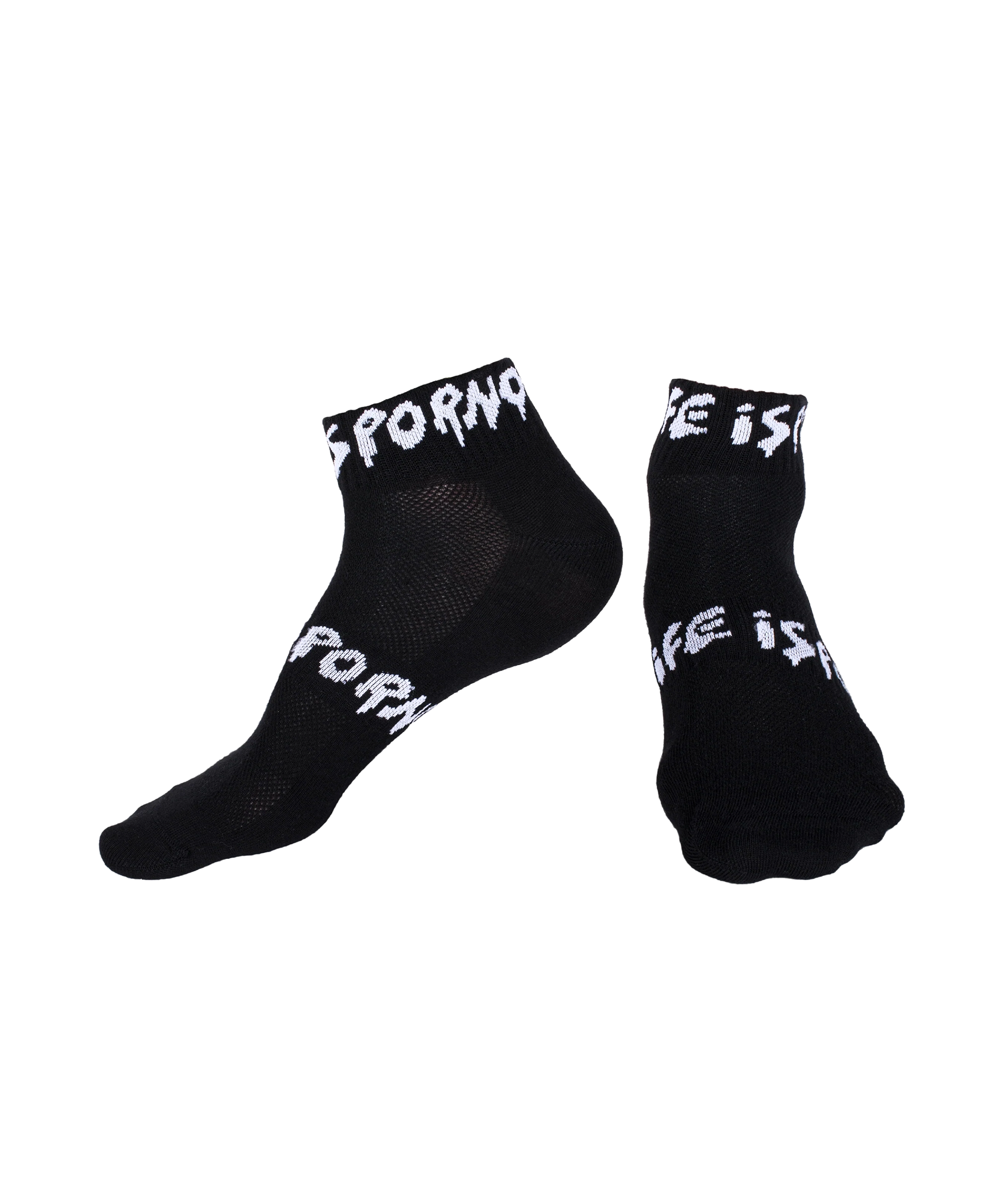 SHORT SOX: BLACK
