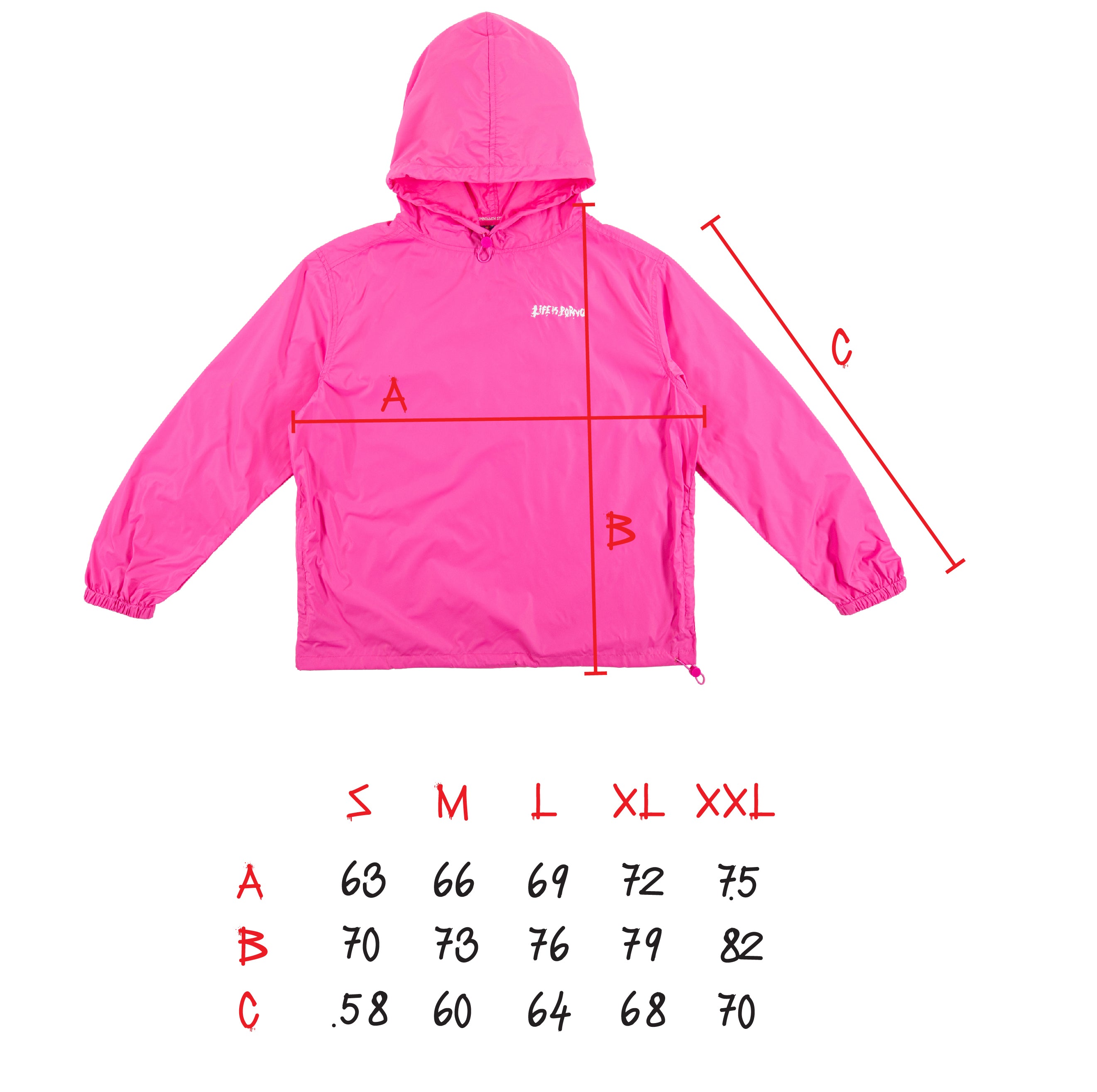ORIGINAL WINDBREAKER: DARK PINK – Forbidden Life