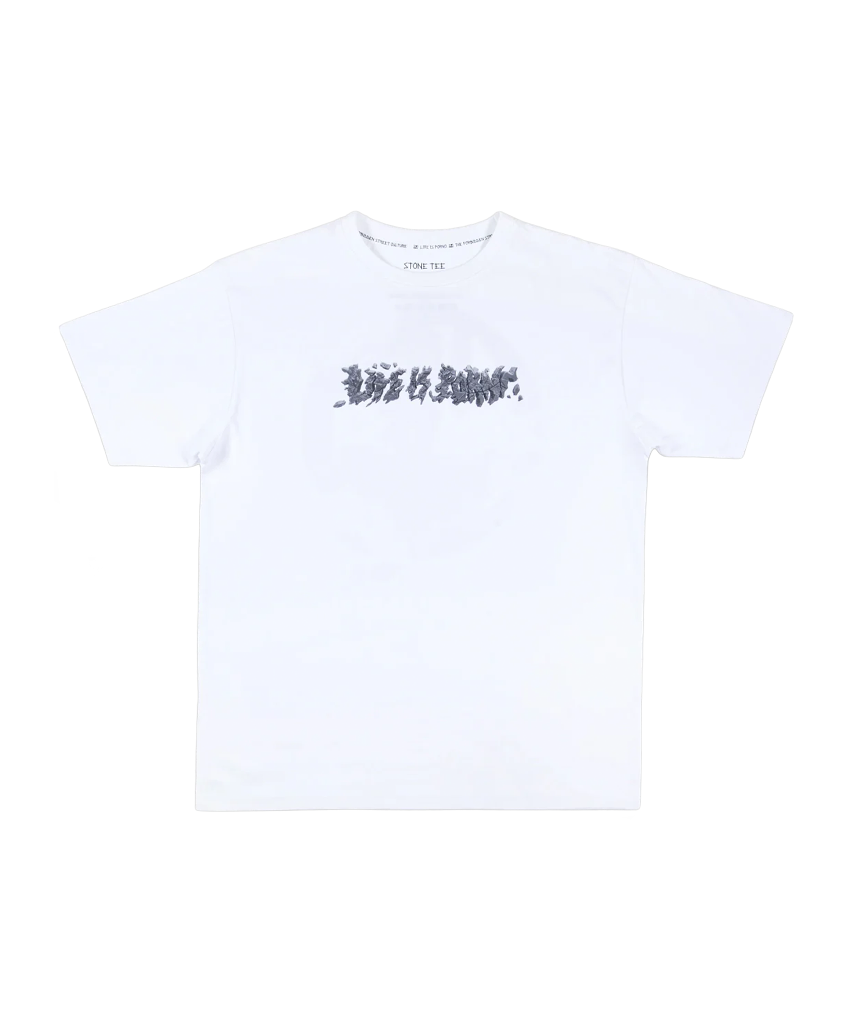 STONE TEE: WHITE